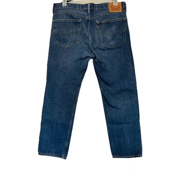Levi’s 505 Regular Fit Straight Leg Jeans - 36/32 - Picture 3 of 5